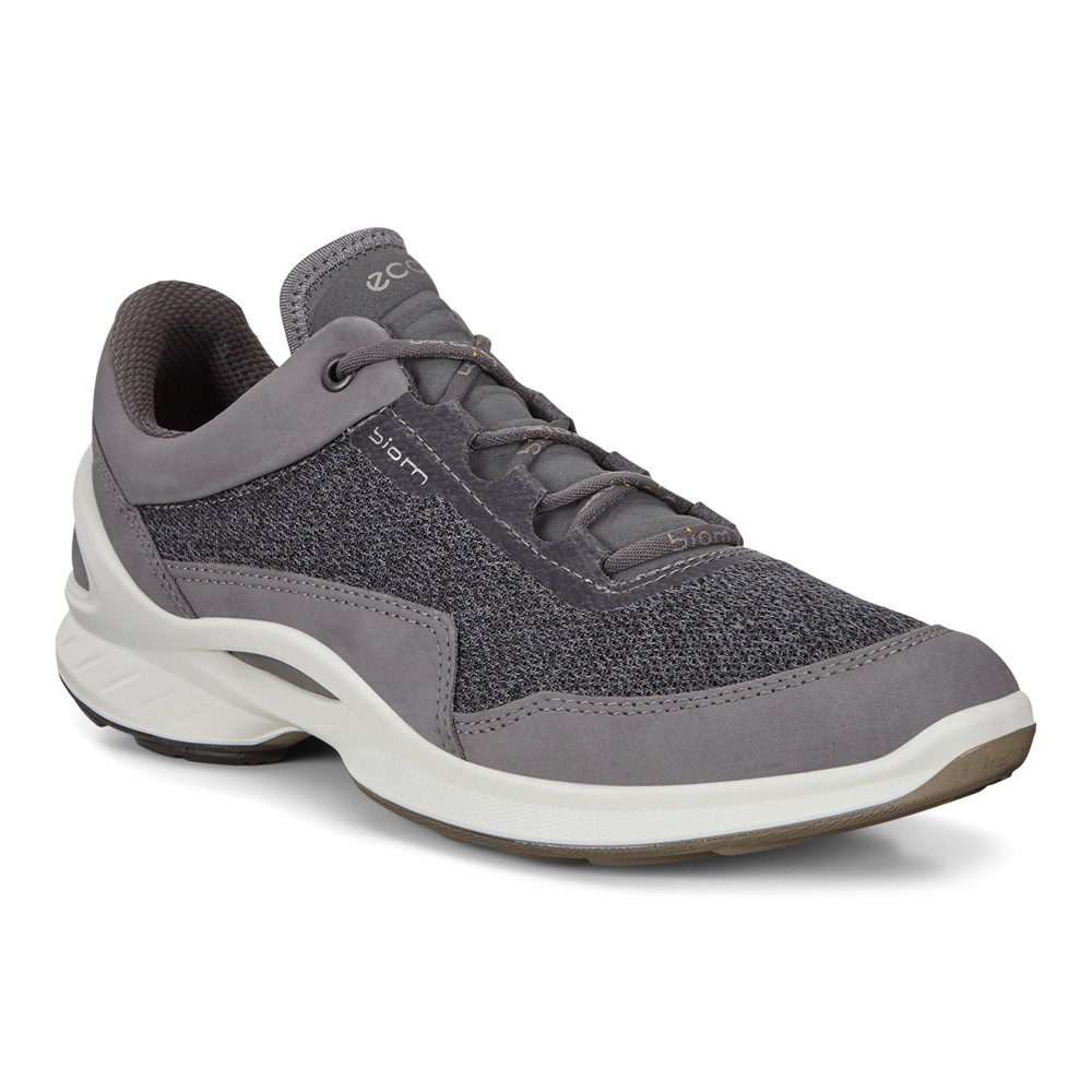 ECCO Womens Outdoor Shoes Dark Grey - Biom Fjuel - BKM-479185